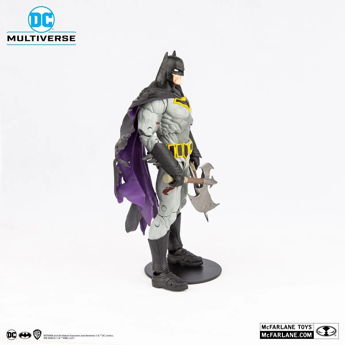McFarlane Toys DC Multiverse - Batman With Battle Damage Actionfigur 7 McFarlane Toys DC Multiverse - Batman With Battle Damage Actionfigur – Bild 5