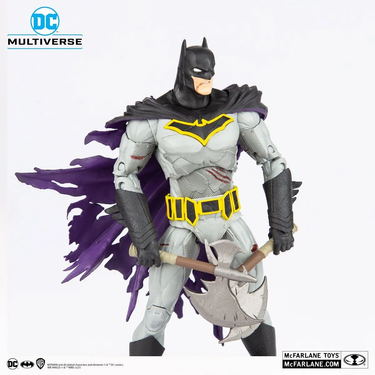 McFarlane Toys DC Multiverse - Batman With Battle Damage Actionfigur 8 McFarlane Toys DC Multiverse - Batman With Battle Damage Actionfigur – Bild 6