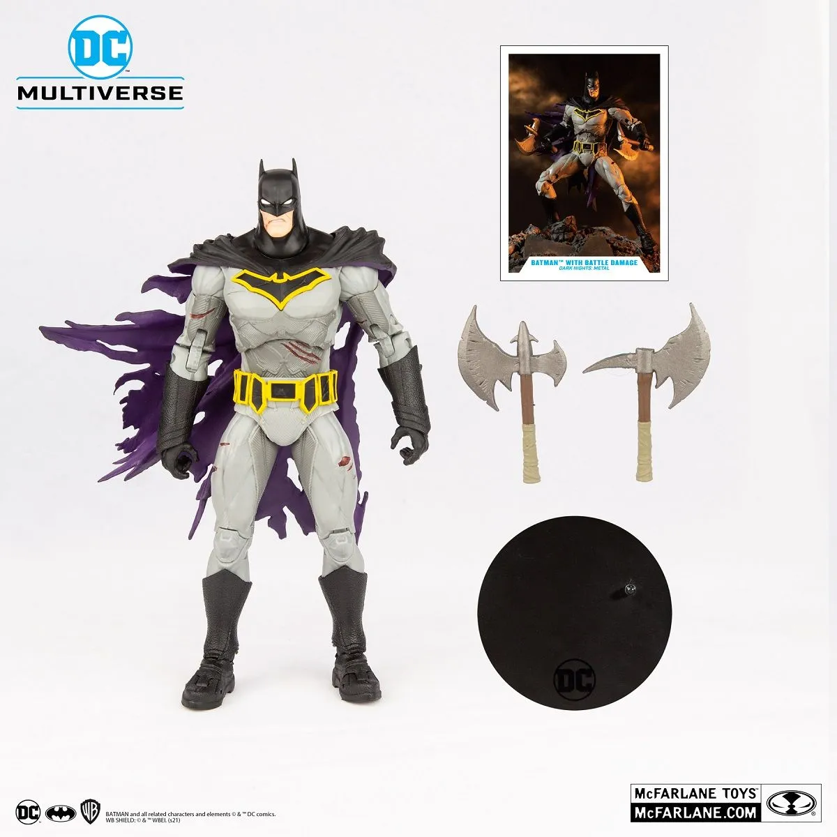 McFarlane Toys DC Multiverse - Batman With Battle Damage Actionfigur 3 McFarlane Toys DC Multiverse - Batman With Battle Damage Actionfigur