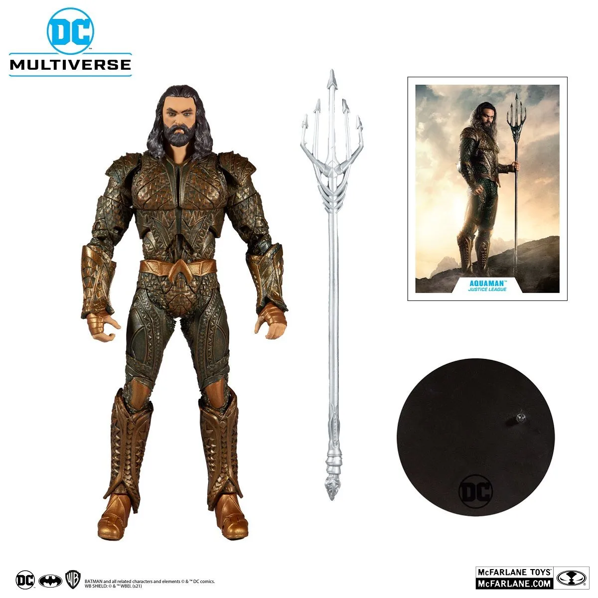 McFarlane Toys DC Justice League Movie - Aquaman - Actionfigur 4 McFarlane Toys DC Justice League Movie - Aquaman - Actionfigur – Bild 2