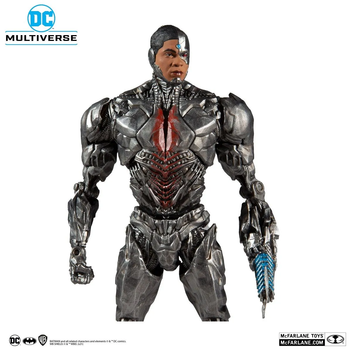 McFarlane Toys DC Justice League Movie - Cyborg - Actionfigur 8 McFarlane Toys DC Justice League Movie - Cyborg - Actionfigur – Bild 6