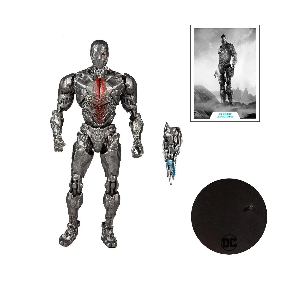 McFarlane Toys DC Justice League Movie - Cyborg (Helmet) - Actionfigur 4 McFarlane Toys DC Justice League Movie - Cyborg (Helmet) - Actionfigur – Bild 2