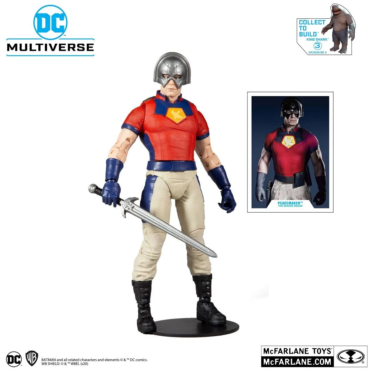 McFarlane Toys DC Multiverse - Peacemaker - Suicide Squad - Actionfigur 4 McFarlane Toys DC Multiverse - Peacemaker - Suicide Squad - Actionfigur – Bild 2
