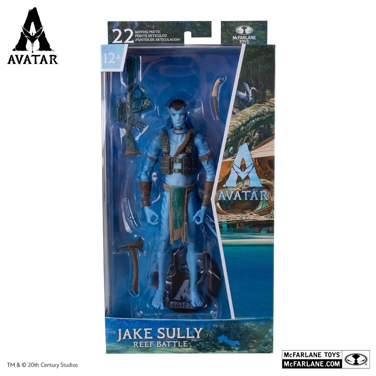 McFarlane Toys Avatar: The Way Of Water - Jake Sully (Reef Battle) Actionfigur 13 McFarlane Toys Avatar: The Way Of Water - Jake Sully (Reef Battle) Actionfigur – Bild 11