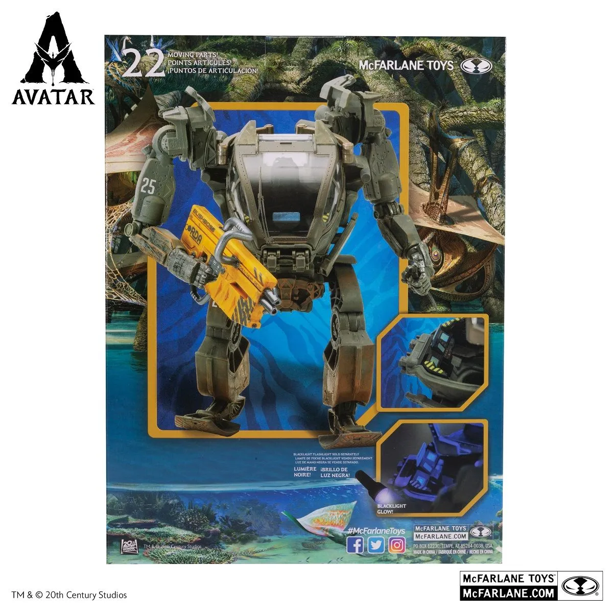 McFarlane Toys Avatar: The Way Of Water - AMP Suit With Bush Boss FD-11 14 McFarlane Toys Avatar: The Way Of Water - AMP Suit With Bush Boss FD-11 – Bild 12