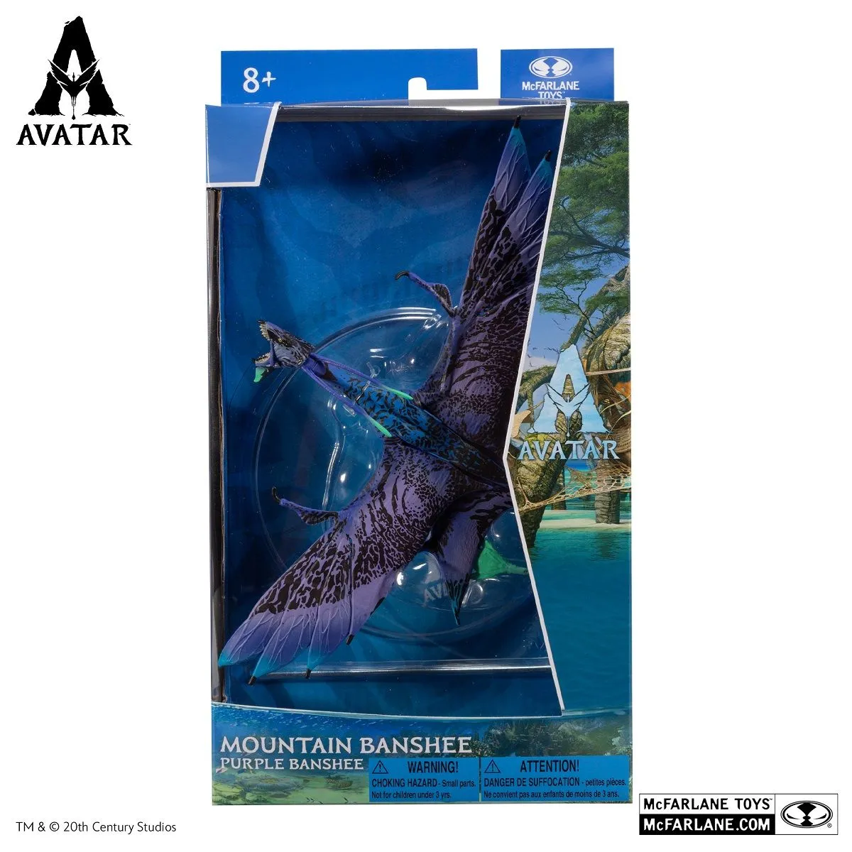 McFarlane Toys Avatar: The Way Of Water - Mountain Banshee (Lila) 10 McFarlane Toys Avatar: The Way Of Water - Mountain Banshee (Lila) – Bild 8