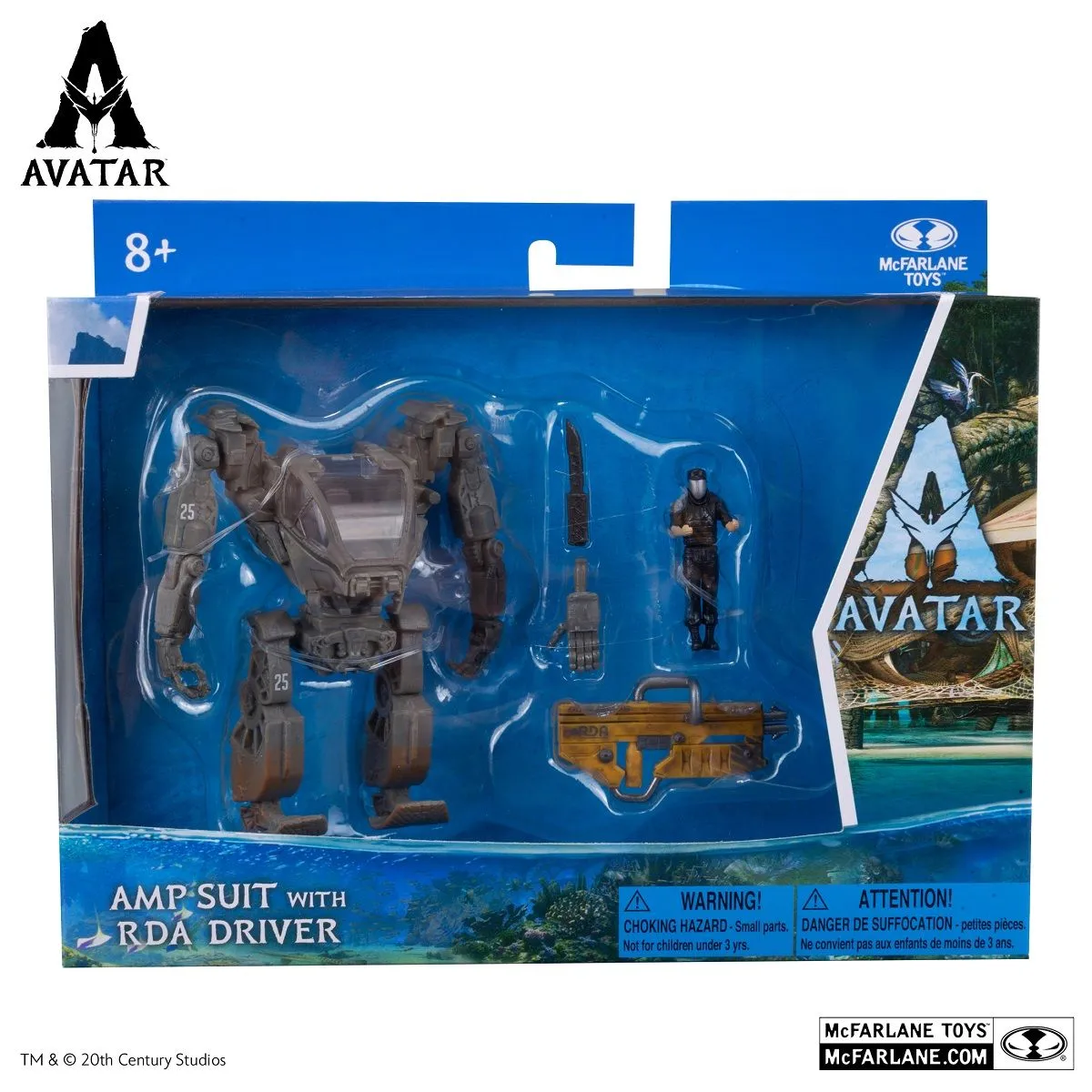 McFarlane Toys Avatar: The Way Of Water - Deluxe Amp Suit With RDA Driver 12 McFarlane Toys Avatar: The Way Of Water - Deluxe Amp Suit With RDA Driver – Bild 10