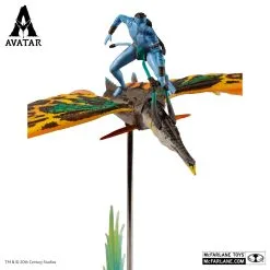 McFarlane Toys Avatar: The Way Of Water - Deluxe Jake Sully & Skimwing -Film Figuren Verkäufe 16402 01 logos