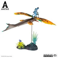 McFarlane Toys Avatar: The Way Of Water - Deluxe Jake Sully & Skimwing -Film Figuren Verkäufe 16402 04 logos