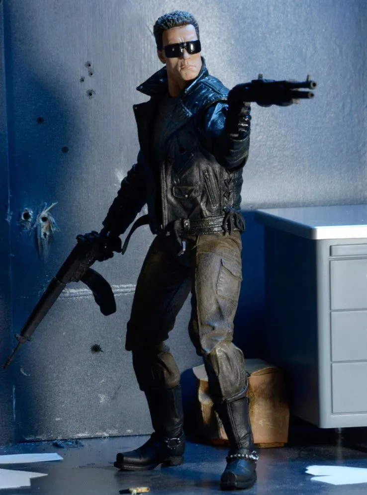 NECA Terminator - Ultimate T-800 Police Station Assault Figur 9 NECA Terminator - Ultimate T-800 Police Station Assault Figur – Bild 7