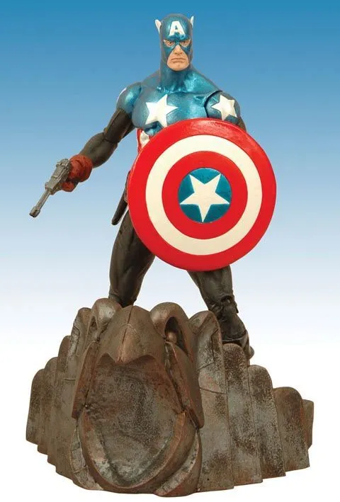 Diamond Select Marvel Select Figur - Captain America Special Collectors Edition 3 Diamond Select Marvel Select Figur - Captain America Special Collectors Edition
