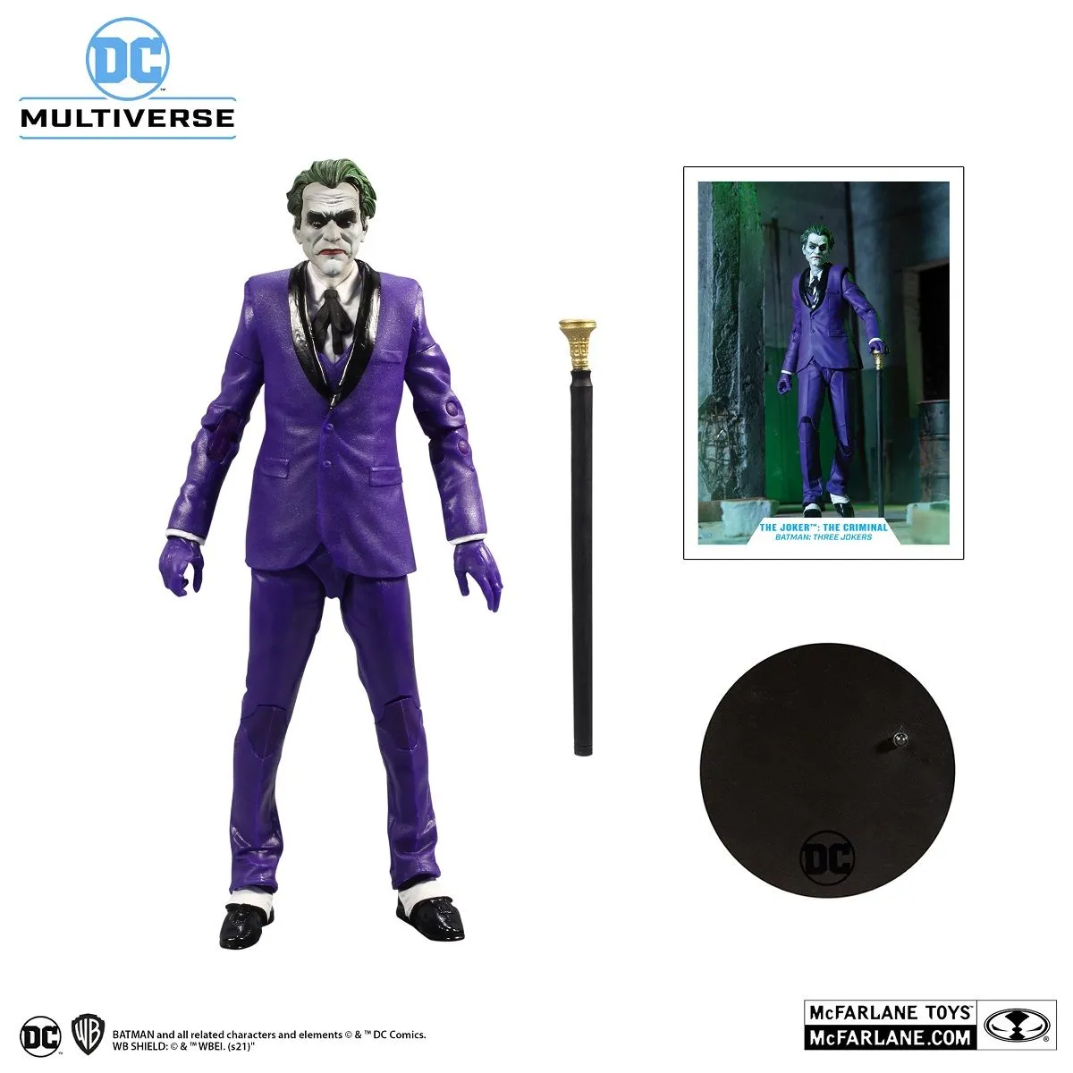 McFarlane Toys DC Multiverse - The Joker (The Criminal) Actionfigur 3 McFarlane Toys DC Multiverse - The Joker (The Criminal) Actionfigur