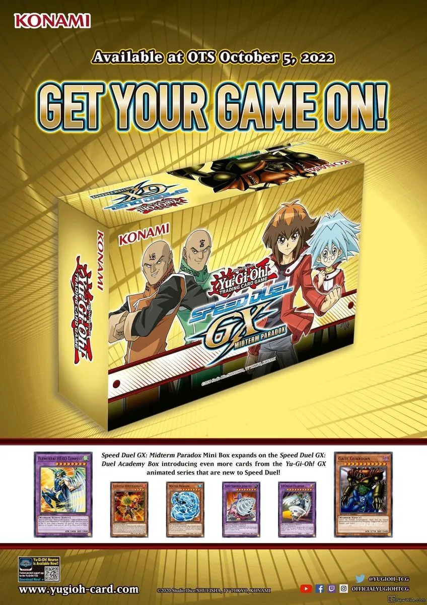 Konami Yu-Gi-Oh! Speed Duel GX: Midterm Paradox - Minibox (DE) 4 Konami Yu-Gi-Oh! Speed Duel GX: Midterm Paradox - Minibox (DE) – Bild 2