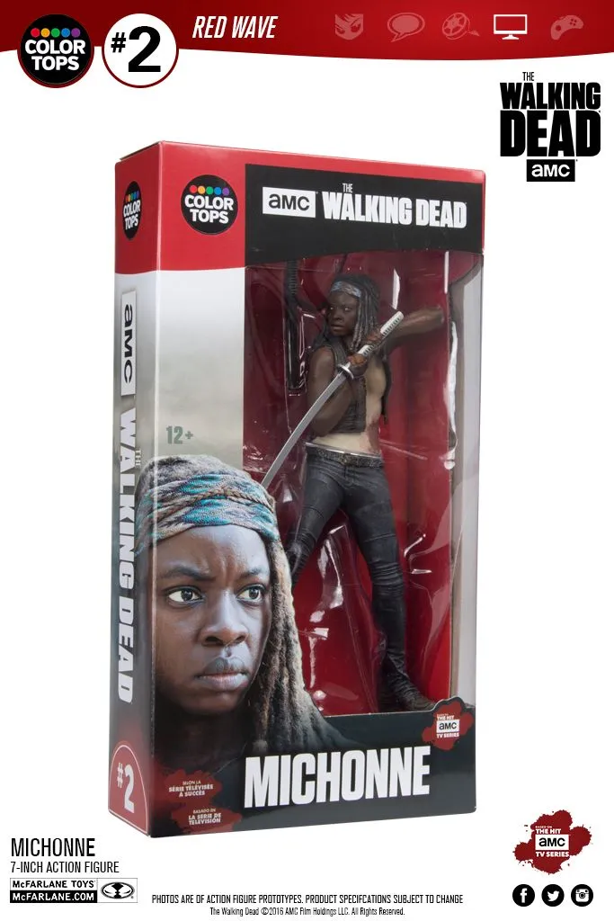 McFarlane Toys The Walking Dead - Michonne 17cm Color Tops Figur 3 McFarlane Toys The Walking Dead - Michonne 17cm Color Tops Figur