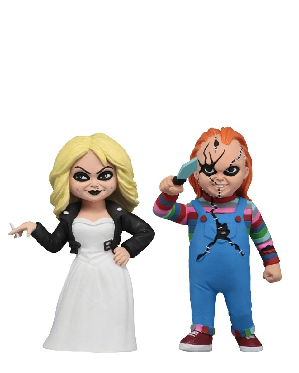 NECA Toony Terrors - Chucky Und Tiffany (Bride Of Chucky) Figur 3 NECA Toony Terrors - Chucky Und Tiffany (Bride Of Chucky) Figur