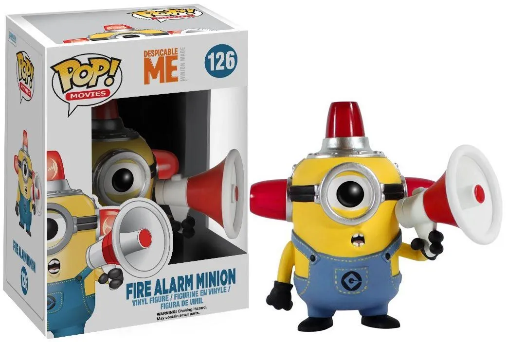 FUNKO POP! Ich Einfach Unverbesserlich 2 - Fire Alarm Minion Figur 3 FUNKO POP! Ich Einfach Unverbesserlich 2 - Fire Alarm Minion Figur