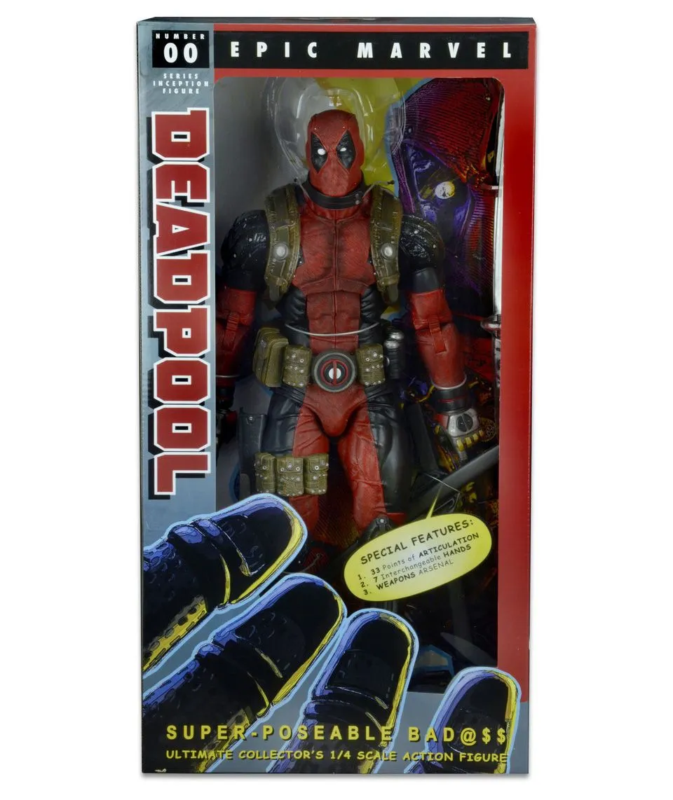 NECA Marvel Comics - DEADPOOL 1/4 Scale Actionfigur 45cm 5 NECA Marvel Comics - DEADPOOL 1/4 Scale Actionfigur 45cm – Bild 3
