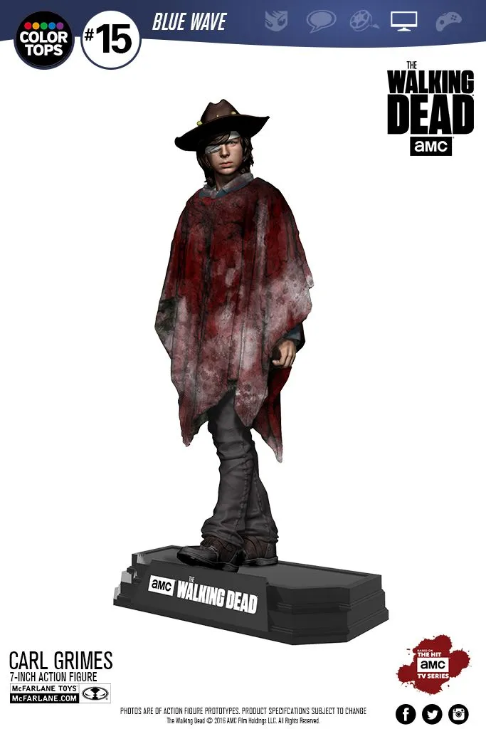 McFarlane Toys The Walking Dead - Carl Grimes 17cm Color Tops Figur 4 McFarlane Toys The Walking Dead - Carl Grimes 17cm Color Tops Figur – Bild 2