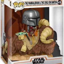 FUNKO POP! Star Wars Figur - The Mandalorian & The Child On Bantha -Film Figuren Verkäufe 61krivym2vl. ac sl1000