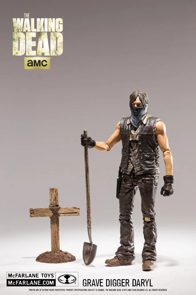 McFarlane Toys The Walking Dead TV Serie 9 - Grave Digger Daryl Dixon Figur 6 McFarlane Toys The Walking Dead TV Serie 9 - Grave Digger Daryl Dixon Figur – Bild 4