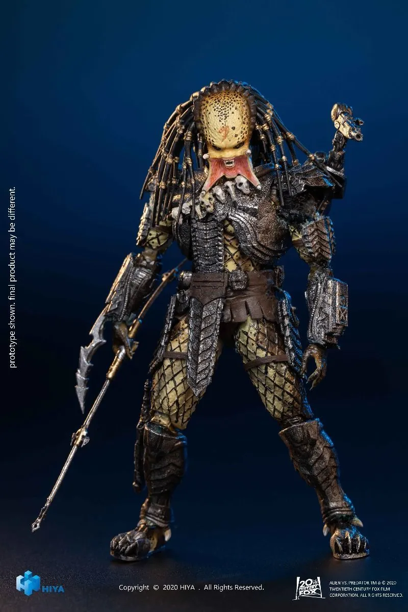 Hiya Toys Alien Vs Predator - Unmasked Scar Predator PX Figur 8 Hiya Toys Alien Vs Predator - Unmasked Scar Predator PX Figur – Bild 6