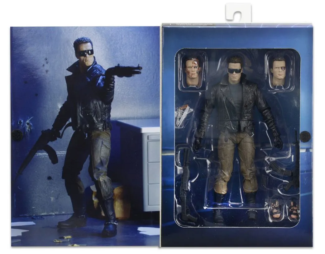 NECA Terminator - Ultimate T-800 Police Station Assault Figur 6 NECA Terminator - Ultimate T-800 Police Station Assault Figur – Bild 4