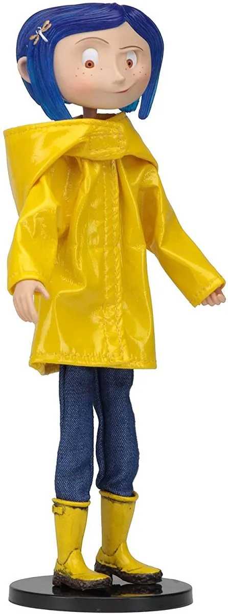 NECA Coraline In Rain Coat Puppe - Bendy Fashion Doll 5 NECA Coraline In Rain Coat Puppe - Bendy Fashion Doll – Bild 3
