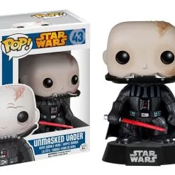 FUNKO POP! - Star Wars - Unmasked Darth Vader Bobble-Head Figur