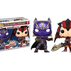 FUNKO POP! - Marvel Vs Capcom - Black Panther & Monster Hunter