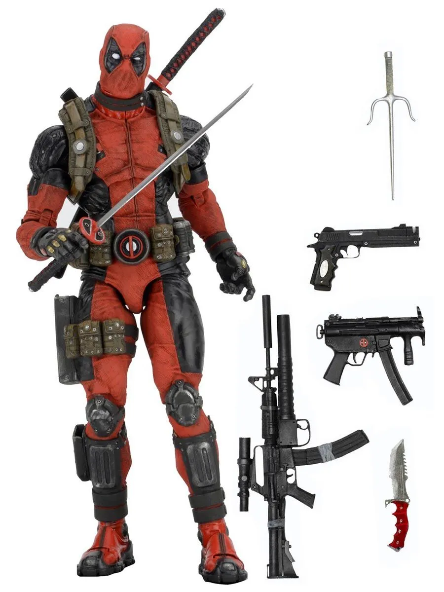 NECA Marvel Comics - DEADPOOL 1/4 Scale Actionfigur 45cm 3 NECA Marvel Comics - DEADPOOL 1/4 Scale Actionfigur 45cm