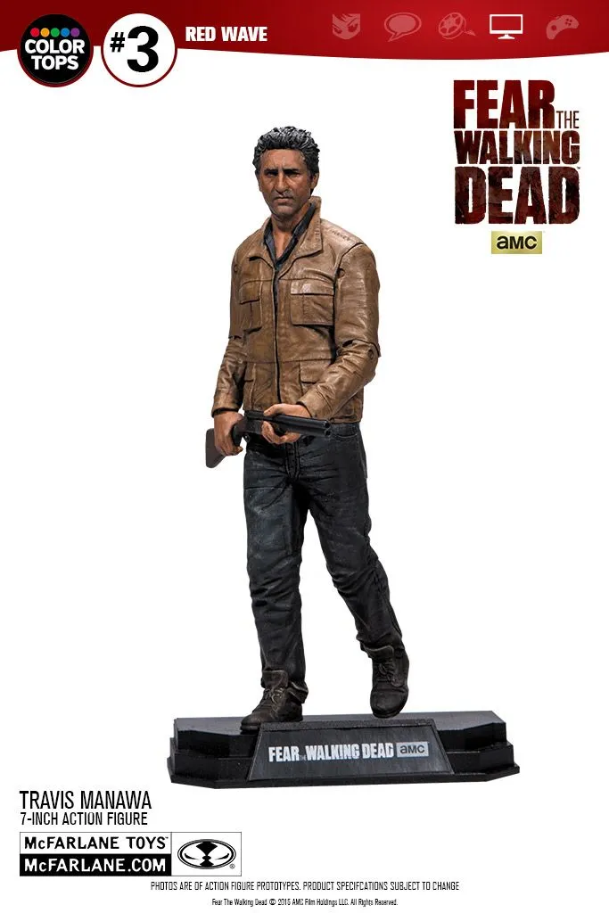 McFarlane Toys Fear The Walking Dead - Travis 18cm Color Tops Figur 8 McFarlane Toys Fear The Walking Dead - Travis 18cm Color Tops Figur – Bild 6