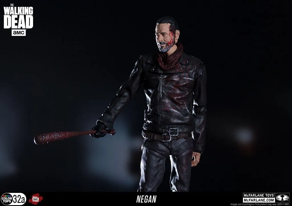 McFarlane Toys The Walking Dead - Bloody Negan 17cm Color Tops Figur 8 McFarlane Toys The Walking Dead - Bloody Negan 17cm Color Tops Figur – Bild 6