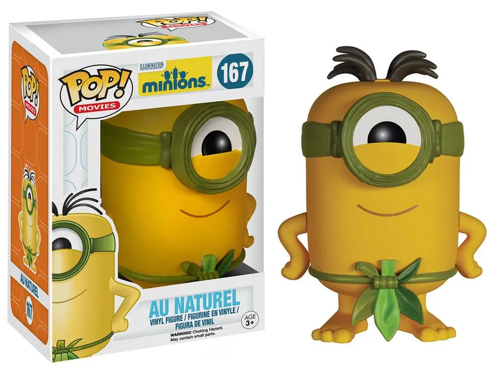 FUNKO POP! - Minions Movie: Au Naturel Figur 3 FUNKO POP! - Minions Movie: Au Naturel Figur