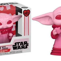 FUNKO POP! - Star Wars Valentines - Grogu With Cookies Figur