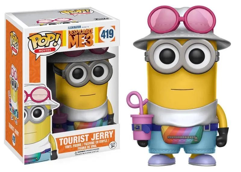 FUNKO POP! - Despicable Me 3 - Tourist Jerry Figur 3 FUNKO POP! - Despicable Me 3 - Tourist Jerry Figur