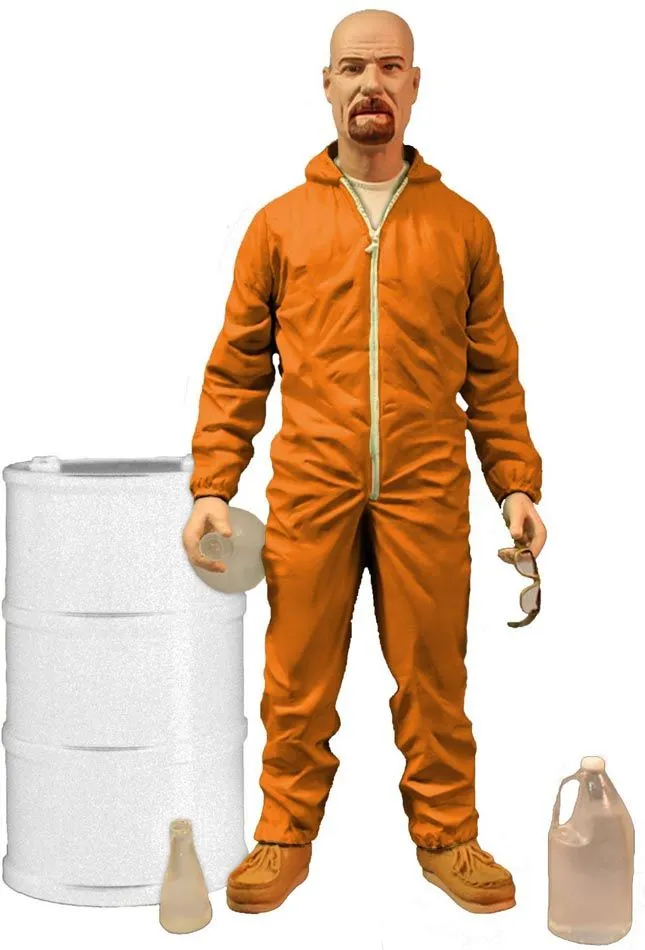 MEZCO Breaking Bad Actionfigur - Walter White In Orange Hazmat Suit 4 MEZCO Breaking Bad Actionfigur - Walter White In Orange Hazmat Suit – Bild 2