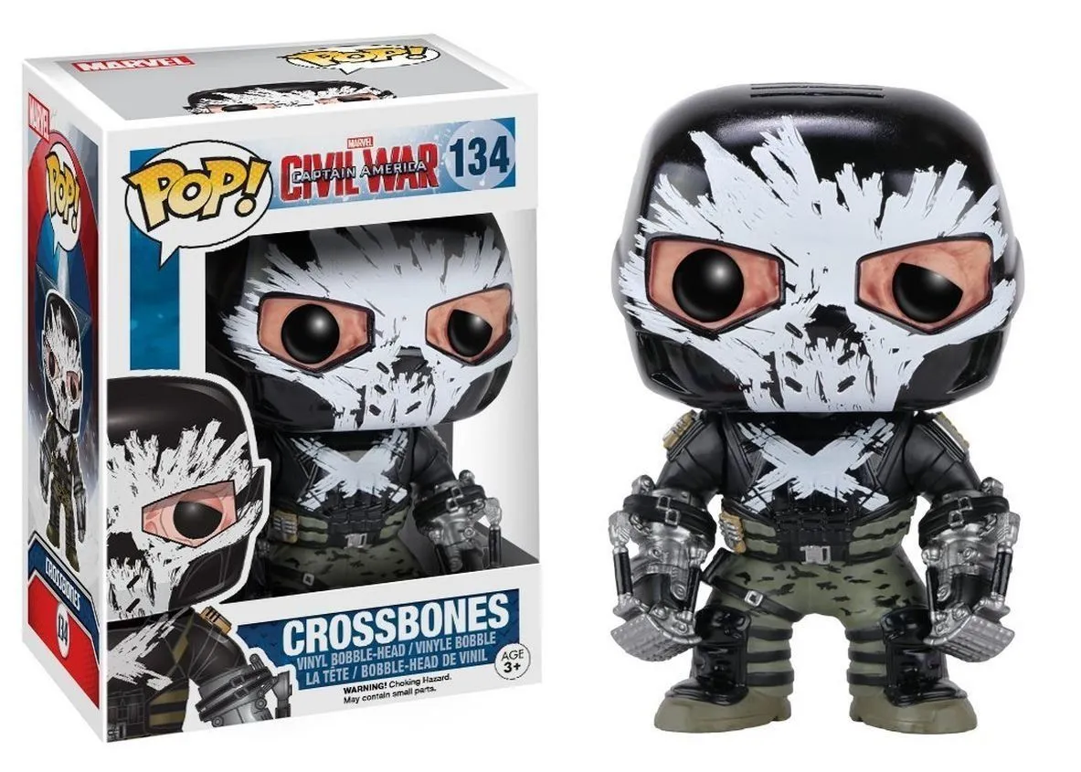 FUNKO POP! - Captain America Civil War - Crossbones Figur 3 FUNKO POP! - Captain America Civil War - Crossbones Figur