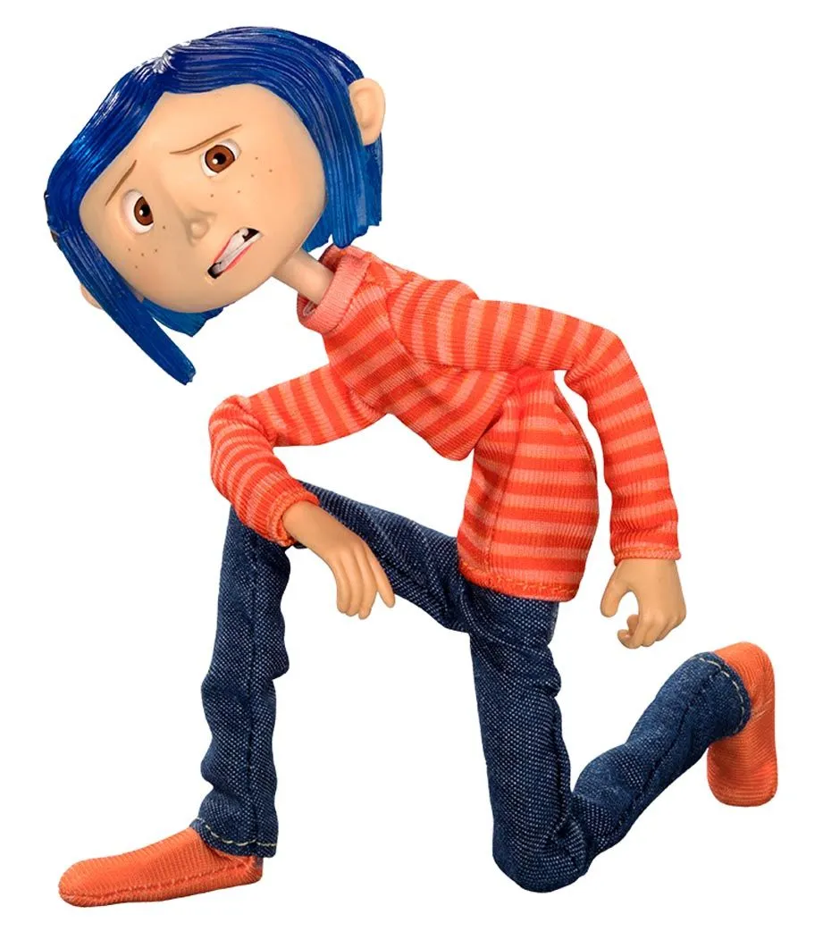 NECA Coraline Articulated Figur - Coraline In Striped Shirt And Jeans 3 NECA Coraline Articulated Figur - Coraline In Striped Shirt And Jeans