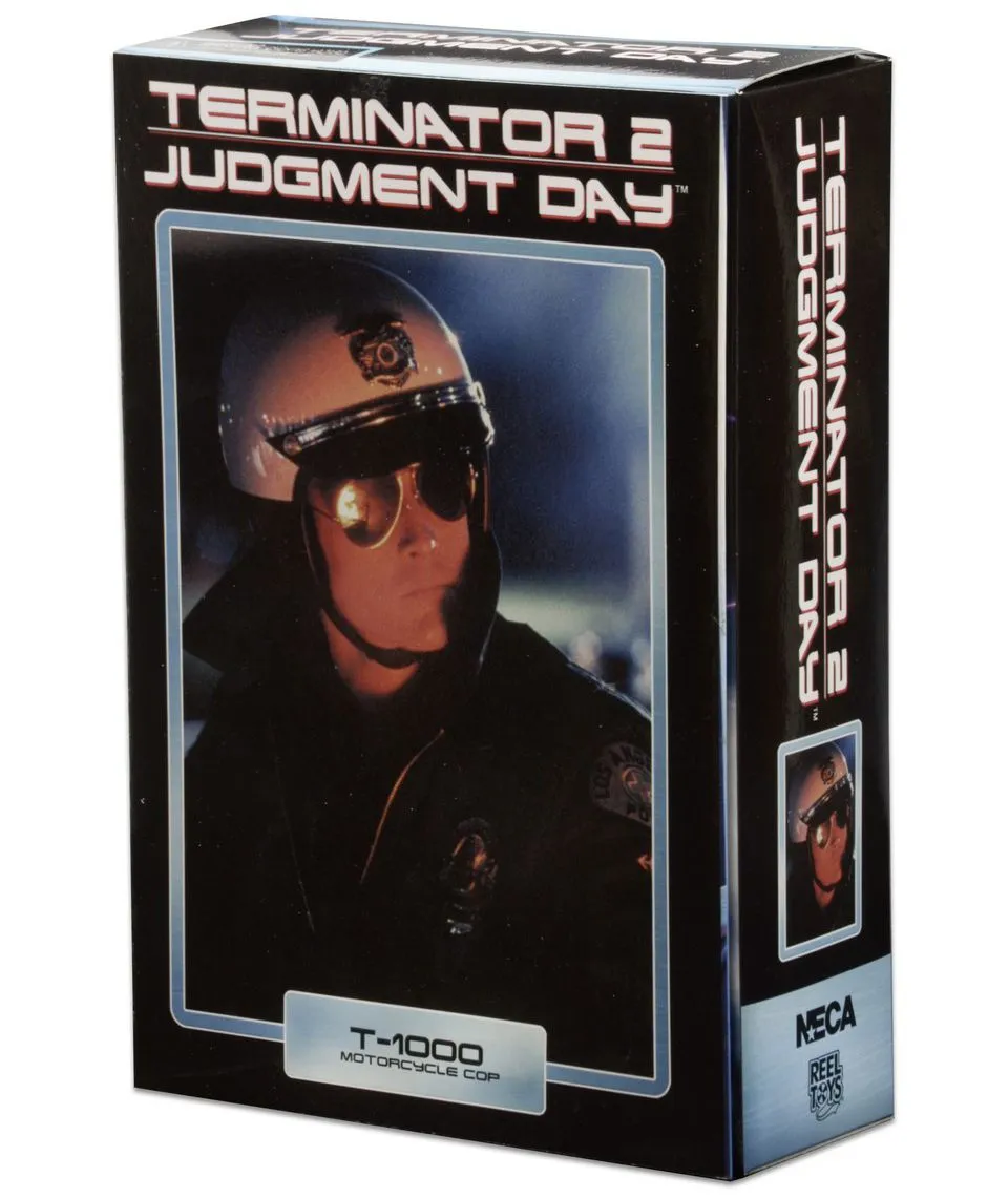 NECA Terminator 2 Judgment Day - Ultimate T-1000 Motorcycle Cop Figur 4 NECA Terminator 2 Judgment Day - Ultimate T-1000 Motorcycle Cop Figur – Bild 2