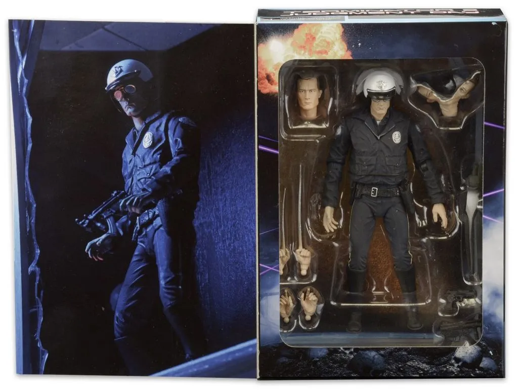 NECA Terminator 2 Judgment Day - Ultimate T-1000 Motorcycle Cop Figur 3 NECA Terminator 2 Judgment Day - Ultimate T-1000 Motorcycle Cop Figur