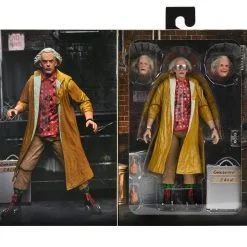 NECA Zurück In Die Zukunft 2 - Ultimate Doc Brown - Actionfigur -Film Figuren Verkäufe doc pkg5 scaled 1
