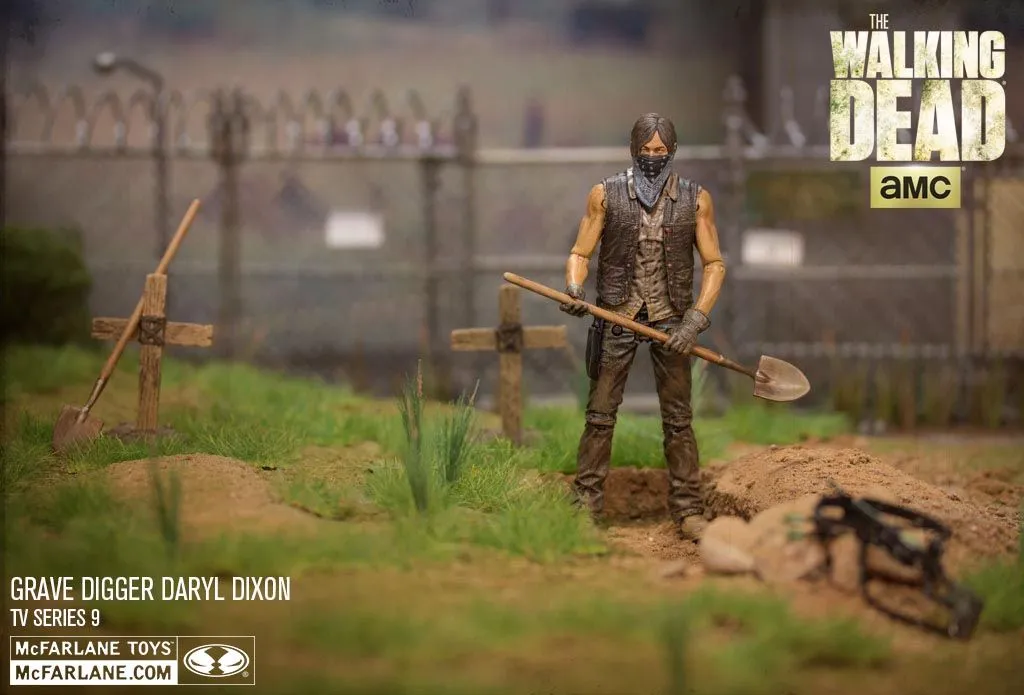 McFarlane Toys The Walking Dead TV Serie 9 - Grave Digger Daryl Dixon Figur 9 McFarlane Toys The Walking Dead TV Serie 9 - Grave Digger Daryl Dixon Figur – Bild 7