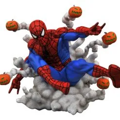 Diamond Select Marvel Gallery - Pumpkin Bomb Spider-Man Figur