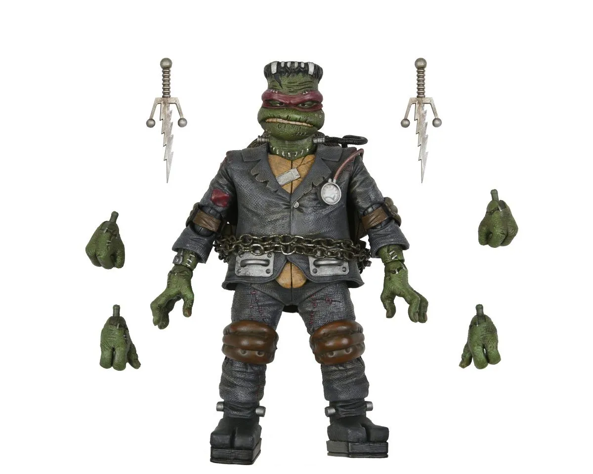 NECA Universal Monsters X TMNT - Ultimate Raphael Als Frankensteins Monster Figur 3 NECA Universal Monsters X TMNT - Ultimate Raphael Als Frankensteins Monster Figur