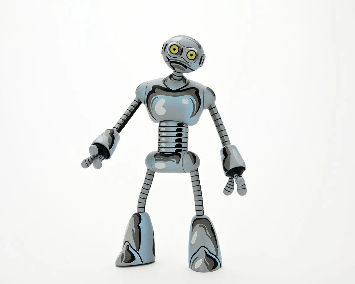 NECA Teenage Mutant Ninja Turtles (Mirage Comics) - Fugitoid Actionfigur 4 NECA Teenage Mutant Ninja Turtles (Mirage Comics) - Fugitoid Actionfigur – Bild 2