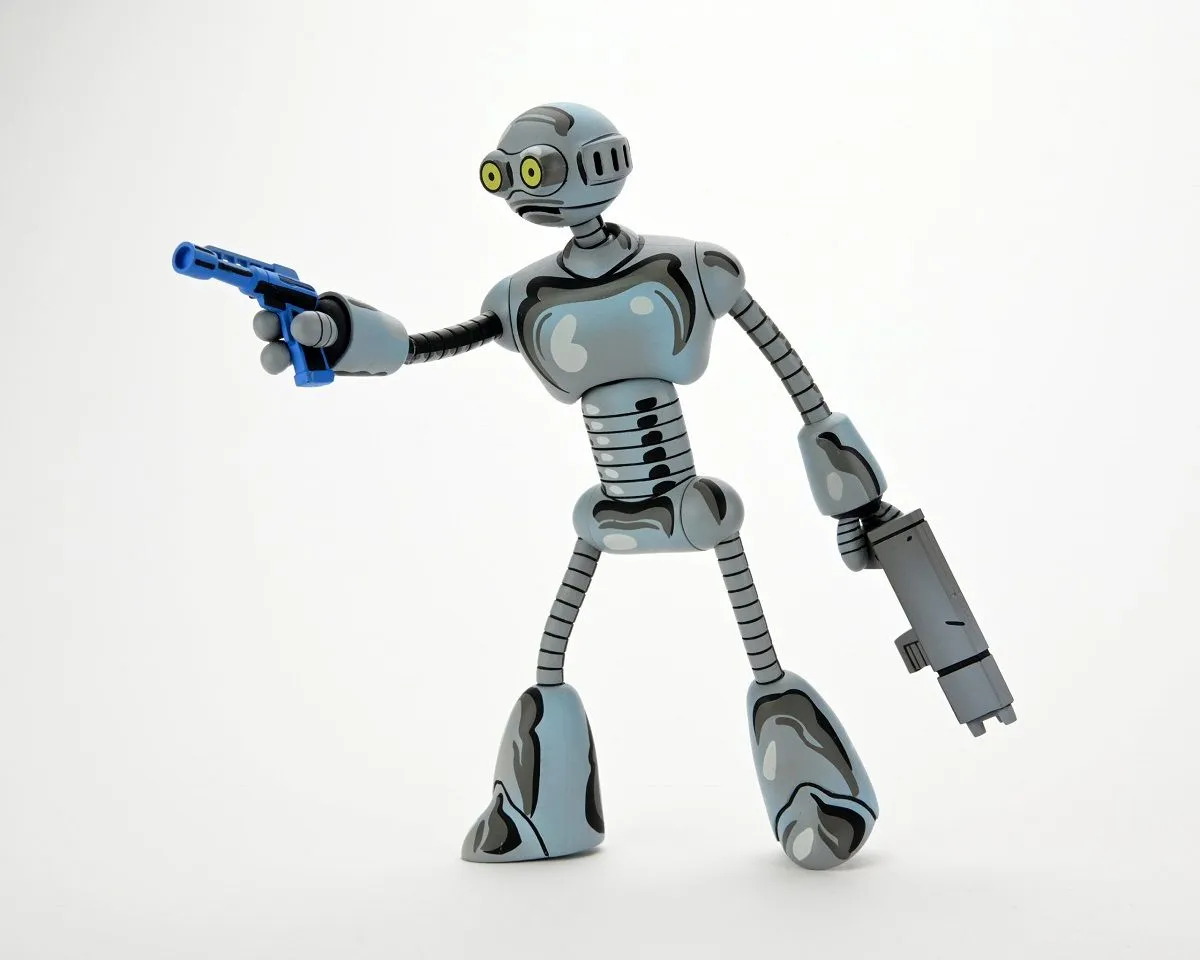 NECA Teenage Mutant Ninja Turtles (Mirage Comics) - Fugitoid Actionfigur 7 NECA Teenage Mutant Ninja Turtles (Mirage Comics) - Fugitoid Actionfigur – Bild 5