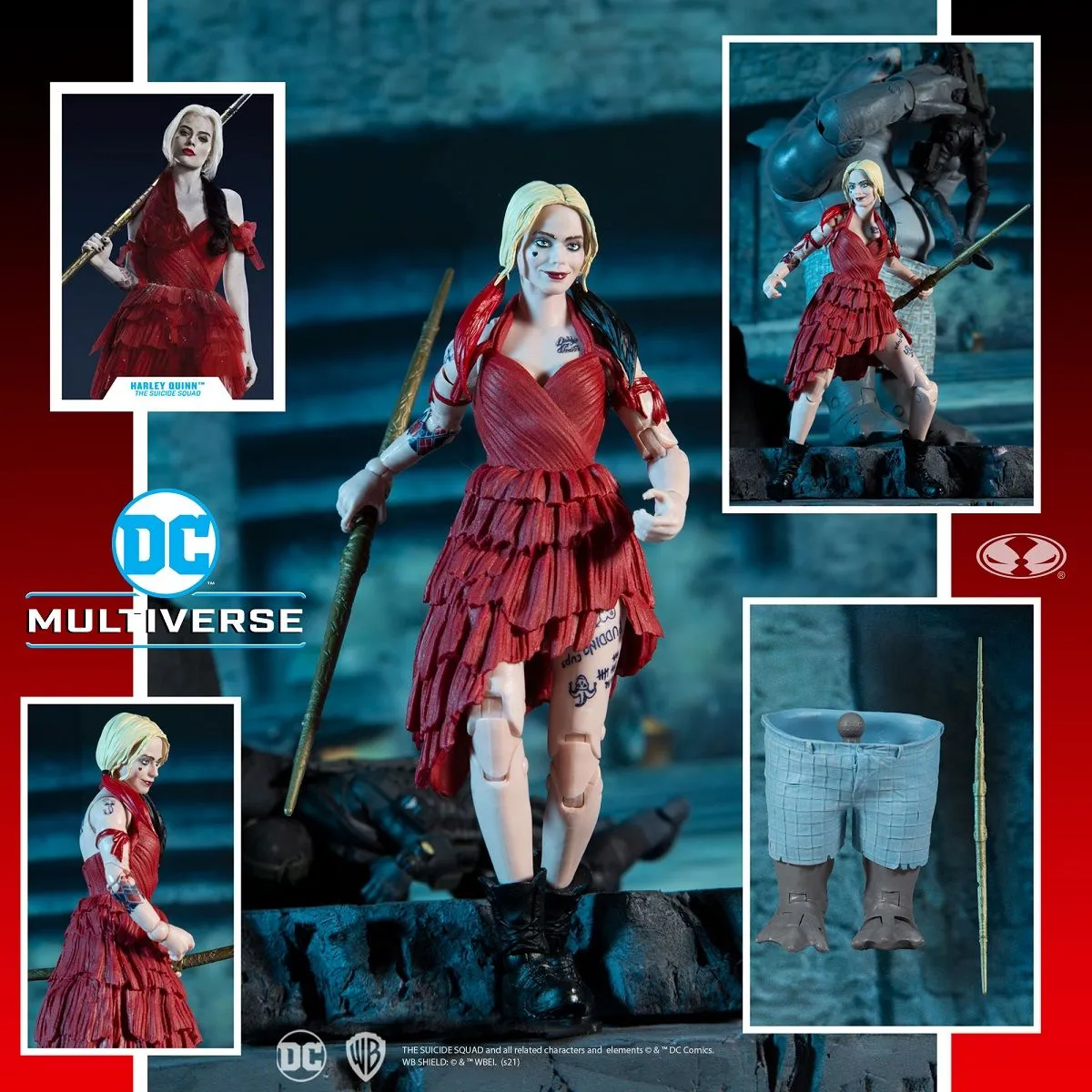 McFarlane Toys DC Multiverse - Harley Quinn - Suicide Squad - Actionfigur 13 McFarlane Toys DC Multiverse - Harley Quinn - Suicide Squad - Actionfigur – Bild 11