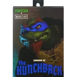NECA Universal Monsters X TMNT - Ultimate Leonardo Als The Hunchback Figur -Film Figuren Verkäufe leo pkg1 scaled 1