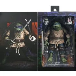 NECA Universal Monsters X TMNT - Ultimate Leonardo Als The Hunchback Figur -Film Figuren Verkäufe leo pkg5 scaled 1
