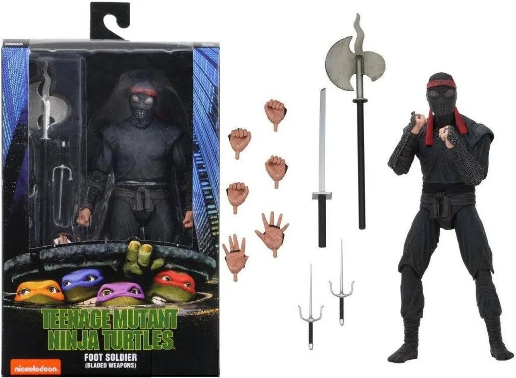 NECA Teenage Mutant Ninja Turtles Figur - Foot Solider Bladed Weaponry 3 NECA Teenage Mutant Ninja Turtles Figur - Foot Solider Bladed Weaponry
